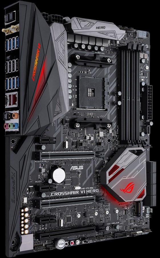 Asus ROG Crosshair VI Hero Wi-Fi AC - Motherboard Specifications